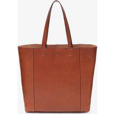 Adax Brun - Skind Tote Bag & Shopper tasker Adax Portofino Shopper Line Bag - Brown