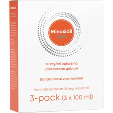 Linn Pharma Minoxidil 5% 50mg/ml 100ml 3 stk