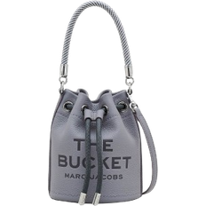 Marc Jacobs The Leather Mini Bucket Bag - Wolf Grey