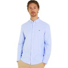 Blå - Herre Kjoler Tommy Jeans Oxford Shirt Moderate Blue