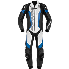 Spidi Laser Pro Leather Suit Black-Blue