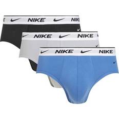 Nike Herre Trusser Nike 3P Cotton Stretch Briefs Svart/Blå bomull Herre