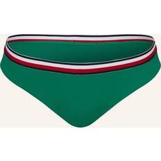 36 - Grøn - M Bikinitrusser Tommy Hilfiger Global Stripe Ribbed Hipster Bikini Bottoms - Olympic Green