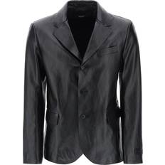Versace Blazere Versace Leather blazer 1b000_black