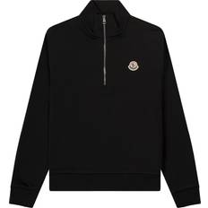 Moncler Sweatere Moncler Quarter Zip Sweatshirt Black