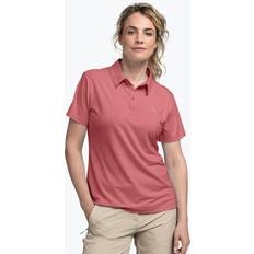 Schöffel Polyester T-shirts & Toppe Schöffel Women's Polo Shirt Ramseck Polo shirt 38, red/pink