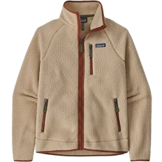 Patagonia Herre Jakker Patagonia Men's Retro Pile Fleece Jacket - El Cap Khaki w/Sisu Brown