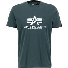 Alpha Industries Blå Tøj Alpha Industries Herren Basic T-Shirt, Navy Green