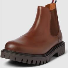 Tommy Hilfiger 11 Chelsea boots Tommy Hilfiger Premium Leather Cleat Chelsea Boots WINTER COGNAC