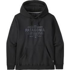 Genanvendt materiale - Unisex - XXL Sweatere Patagonia Mens Forge Mark Uprisal Hoody, Black