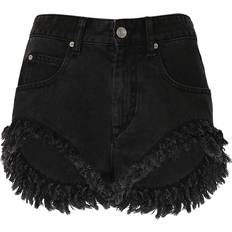 Isabel Marant Sort Bukser & Shorts Isabel Marant Eneidao cotton shorts black