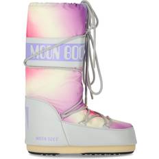 Moon Boot Dame Sko Moon Boot Høje ankel-snestøvler pastelfarvet batikprint-Multifarvet