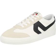Levi's Sneak Sneakers cremefarvet ruskindsblanding med sort logo-Hvid