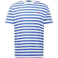 Polo Ralph Lauren Herre T-shirts Polo Ralph Lauren T-shirt med blå/hvide striber og ikonlogo klassisk pasform
