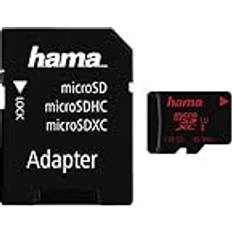 Hama 128 GB Hukommelseskort Hama microSDXC Adapter/Foto microSDXC, 128 GB, U3, UHS-I Speicherkarte, Schwarz