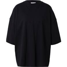 Topshop Dame T-shirts Topshop Oversized T-shirt med sænkede skuldre sort-Black