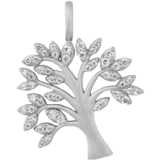ByBiehl Sølv Charms & Vedhæng ByBiehl Tree of Life Pendant - Silver/Transparent