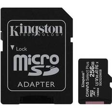 256 GB - Class 10 - V30 - microSDXC Hukommelseskort Kingston Canvas Select Plus microSDXC Class 10 UHS-I U3 V30 A1 100/85MB/s 256GB +Adapter