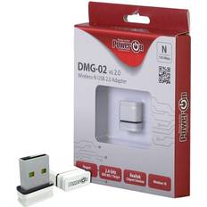 USB-A - Wi-Fi 4 (802.11n) Netværkskort & Bluetooth-adaptere Inter-Tech DMG-02