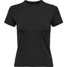 Only Polyamid Tøj Only EA Short Sleeves O-Neck Top - Black