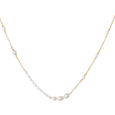 ByBiehl Aura Flow Necklace - Gold/Pearls