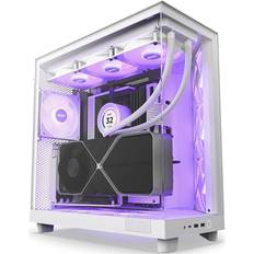 ATX Kabinetter NZXT H6 FLOW RGB Tempered Glass