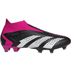 40 - Dame - Slip-on Fodboldstøvler adidas Predator Accuracy + FG - Core Black/Cloud White/Team Shock Pink 2