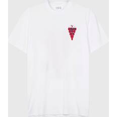 Libertine-Libertine Bomuld Tøj Libertine-Libertine Beat Grape T-Shirt White