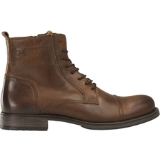Jack & Jones Herre Ankelstøvler Jack & Jones Leather Boots - Brown/Cognac