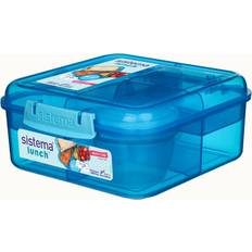 BPA-fri - Lilla Køkkenopbevaring Sistema Bento Cube Madkasse 1.25L