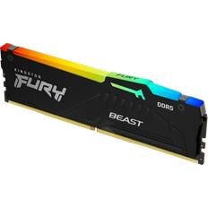5200 MHz - 8 GB - DDR5 RAM Kingston Fury Beast RGB Black DDR5 5200MHz 8GB ECC (KF552C36BBEA-8)