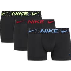 Nike Herre Underbukser Nike Everyday Essentials Micro Trunks 3-pack - Black/Volt/Uni Blue/Uni Red