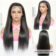 Shein Raw Human Hair X Lace Front Wigs Color Straight Hair Top Quality Wigs