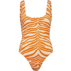 Becksöndergaard Zebra Badetøj Becksöndergaard Zecora Ella Swimsuit - Persimmon Orange