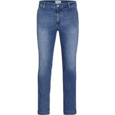 Blå - Herre - Viskose Jeans Jack & Jones Jjimarco Jjfury Am 821 Slim Fit Jeans