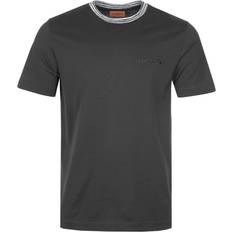 Missoni Overdele Missoni Stripe Collar T-shirt - Black