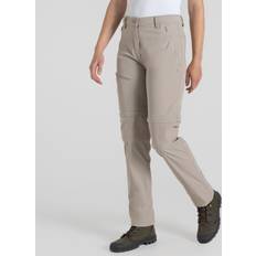 Craghoppers 26 - Kort Tøj Craghoppers Women's Nosilife Pro Convertible Hose III Zip off-bukser Regular beige