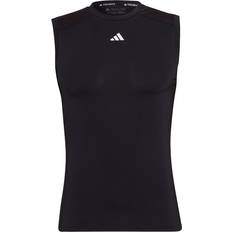 Genanvendt materiale Toppe adidas Techfit Training Sleeveless T-shirt - Black