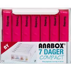 Anabox compact 7 dage pink 1 stk
