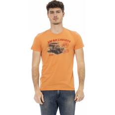 One Size - Orange T-shirts Trussardi Action Orange Cotton T-Shirt