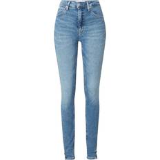Calvin Klein 14 Bukser & Shorts Calvin Klein High Rise Super Skinny Zip Hem Jeans Denim 2630