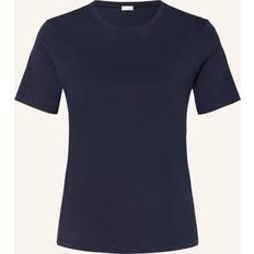 Hanro T-shirts & Toppe Hanro T-Shirt Damen Jersey Rundhals blau