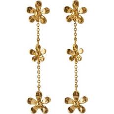 Pernille Corydon Wild Poppy Earrings - Gold