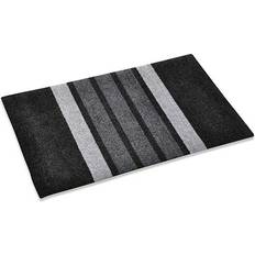 Clean Carpet Design Mat Sort, Grå 50x80cm