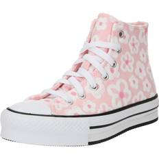 Converse Chuck Taylor All Star Hi Lift Sneaker Big Kid Pink Flocked Flowers PINK
