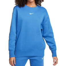 Nike 42 - Dame - Sweatshirts Sweatere Nike Sportswear Phoenix Fleece Women's Oversized Crew-neck Sweatshirt - Star Blue/Sail