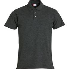 Clique Slids T-shirts & Toppe Clique Basic Polo Shirt M - Antracit Melange