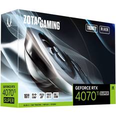 Zotac GeForce RTX 4070 Ti Super Grafikkort Zotac GAMING GeForce RTX 4070 Ti SUPER Trinity Black Edition HDMI 3xDP 16GB GDDR6X
