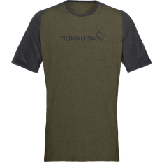 Norrøna Grøn T-shirts & Toppe Norrøna Fjørå Equaliser Lightweight T-Shirt Cykeljersey brun