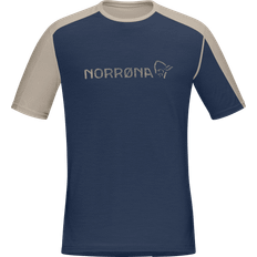 Norrøna Falketind Equaliser Merino T-Shirt Merino-shirt blå